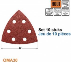 CMT - Schuurpapier met velcro systeem korrel 60 - Multitool machine accessoires - uncat2 - 10 Stuk(s)