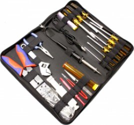 BeMatik - 20-delige multitoolset GTK-050B met soldeerbout