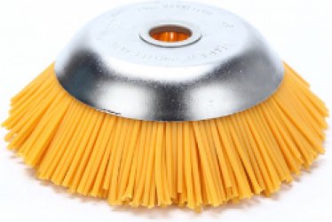 Kibani nylon onkruidborstel 20cm - onkruidborstel bosmaaier - voegenborstel - staalborstel - onkruidverwijderaar - grastrimmer nylon - universele nylon onkruidborstel