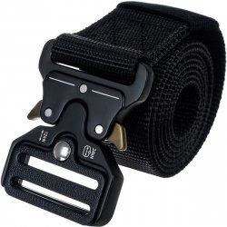 Tactical belt - Heupriem - Riem Heren Zwart - 125 cm - Outdoor Sport - Klussen - Verstelbare riem – Riemen Dames – Riemen Heren