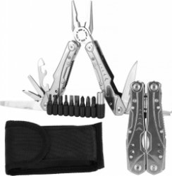 Springos Multitool - Gereedschap - 11 Functies - Zilver/Zwart