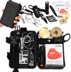 Springos Survival kit – Gereedschap – Noodpakket – 19in1 - Multicolor