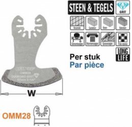 CMT - Dia grit multitoolzaagblad, 57mm - Zagen