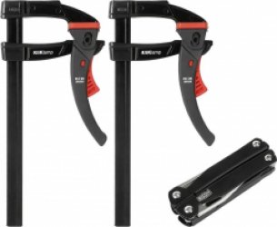Bessey KLISETA 2 x KLI20 Black Edition Kliklamp + Multitool