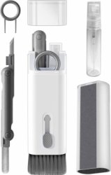 7 in 1 Airpods cleaning kit - Keyboard cleaner - Airpods cleaner - Toetsenbord reiniger - Airpods schoonmaakset - Toetsenbord schoonmaken - Keycap puller - Grijs