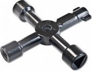 CHPN - Multi-Vierkant Driehoek-Sleutel - Zwart - Universeel - Gereedschap - Driekhoeksleutel - Multitool - Klussen - Vierkantsleutel