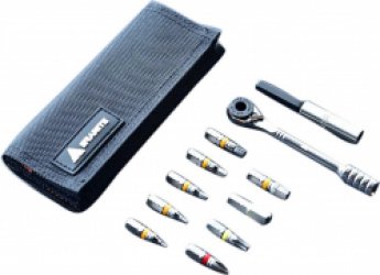 Granite Design Rock'n'Roll Zwart Fietsreparatieset | Bicycle Repair Tool Set | Mini ratel | Compleet en Compact voor Onderweg | Multitool |