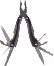 Miltec - Multitool - Zakmes - Tactical Knife - Outdoor - Kombi Tool - ABS/Aluminium - 15.5cm - Olive Green