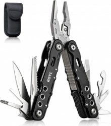 BOTC Multitool Zakmes - 14 IN 1 Multitool - voor Outdoor Camping/Wandelen - Zwart