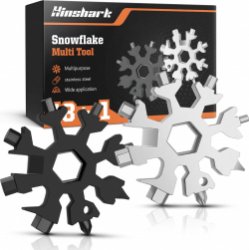 Cadeaus voor mannen/vrouwen, kleine kerstcadeaus voor mannen, 18-in-1 sneeuwvlokken, multitool, mannencadeaus voor papa, verjaardagscadeau voor mannen, vulling voor adventskalender