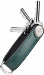 ORBITKEY | Hybrid Leather Key Organizer | Sleutelhanger | Sleuteltasje | Leer | Pine Green | Groen