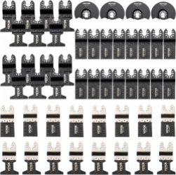 50x zaagbladen Oscillerende fijne zaagbladen Multitool segmentzaagblad