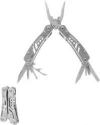13-in-1 Outdoor Multitool - Bijl - Zaag - Hamer - Tang - Schroevendraaierset met 13 Bits - RVS