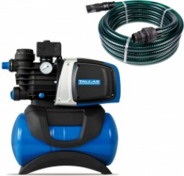 Tallas D-BOOST 850 + Slang - Hydrofoorpomp / Tuinpomp - Ingebouwd Waterfilter - 3180l/h - 850W - Geluidsarm