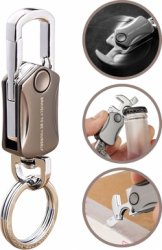 Ainy - Spinner Sleutelhanger ring | Multitool Gereedschap | gadgets zakmes | Fidget Toys met sleutelringen | bieropener | flesopener | survival kit keychain | RVS Quick release auto sleutelhangers voor volwassenen | multitools accessoires cadeau