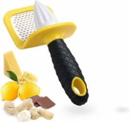 Fruitpers -Handpers- Limoenpers - Handcitruspers - Kaasrasp & Citroenzester-Multifunctionele Citroenpers- met extra scherp roestvrijstalen mes voor het raspen van Parmezaanse kaas-Citrus- Nootmuskaat