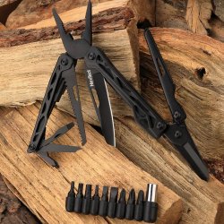 NexTool - Black Knight - Zakmes - Multitool - 11-In-1