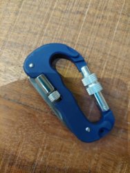 Floz Design multitool voor kinderen - met karabijnhaak - lampje - zakmes - zaag - roestvrij door rvs en aluminium