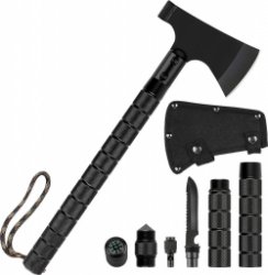 Overeem products survival kit - survival kit outdoor - outdoor multitoolkit - noodpakket - incl. hamer bijl mes kompas fluitje