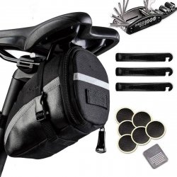 Fiets Reparatie Tool Kit Tas - Waterdichte Fietstas Onder Zadel