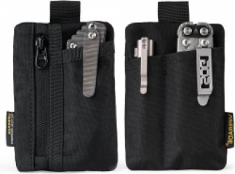 Mini EDC-zakje - VIPERADE VE29 met 4 zakken - kleine tasorganizer voor heren - multitooltas - zwart