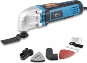 Kibus Multitool - 300W - 68 Opzetstukjes & Accessoires - 6 snelheden - Draaibare zaaghoek - 1.47kg - Blauw of Oranje ( willekeurig!)