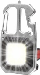 Nuvance - Zaklamp Sleutelhanger - Multitool - Zaklamp Led Oplaadbaar - Geschikt voor Kamperen & Outdoor - Mini Werklamp - 6 Lichtstanden