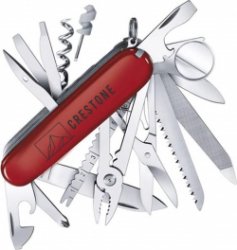CRESTONE - Zwitsers Zakmes - Multitool Survival Zakmes - 32 In 1 - Survival mes - Jachtmes – Camping – army zakmes – Kamperen – RVS