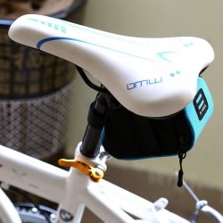Fietszadeltas - fietsen reizen - eenvoudig te installeren 15 x 7 x 7 cm