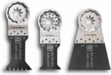 E-Cut zaagblad Combo opname Starlockplus - Set van 3 belangrijkste universel E-Cut zaagbladen
