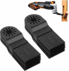20-delige zaagbladenkit voor oscillerende zaag - bi-metalen vertanding - mix mesjes - multitool accessoires - fijne Multimaster zaagbladen