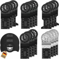 22 stuks multitool zaagbladen set | Starlock | multifunctioneel gereedschap | oscillerende zaagbladenset boogrand | Multimaster zaagbladen voor Bosch Fein | Multimaster Black&Decker Ryobi Milwaukee
