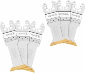 Titanium oscillerende multitoolbladen lange zaagbladen - snelsnijdend - hout metaal - 6-pack