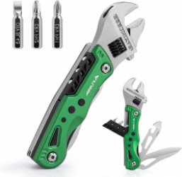 Multitool sleutel 13-in-1 roestvrij staal met tas voor buiten - kamperen, wandelen, reparatie