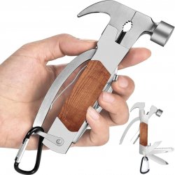 Cadeaus voor papa en partner - Kerst multitool verjaardagscadeau - Mini-hamer voor vader echtgenoot oom opa - Coole gadgets
