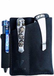 EDC lederen multitool schede - gereedschap holster met 2 zakken