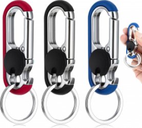 3 Karabijnhaak Sleutelhangers - Musketonhaak met Sleutelringen voor Volwassenen - Flesopener Musketon Autosleutel - Auto Klein Carabiner Sleutel Hanger, Houder - Karabijn haak Multitool - Keychain voor Vrouwen, Mannen - Karabijnsluiting Sleutelhouder