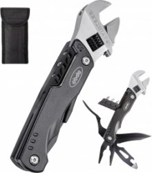 Verstelbare vorksleutel - multifunctioneel handgereedschap - geschenken voor mannen - papa - 11-in-1 noodgereedschap - tang mes zaag