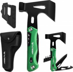 14-in-1 Multitool Gereedschap - Camping Gadgets Survival Kit Bijl met Klapmes Schroevendraaier Flesopener - Outdoor Reparatie