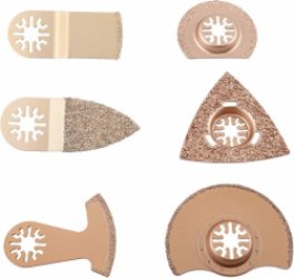 Universale Multitool Zaagbladaccessoires - 6 Delig Hardmetaal Oscillerend Zaagblad oscillerende zaagbladen