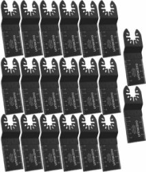 Multitool Zaagbladen Accessoires - 20 stks Hout Metalen oscillerende Zaagbladen Kit - Quick Release Multifunctionele Tool voor Bosch Fein Multimaster Porter Rockwell Kabel Zwart Decker Craftsman oscillerende zaagbladen