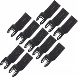 Oscillerende Multitool Zaagbladen - 10 stuks 35mm Koolstofstaal Zaagblad - Geschikt Voor Mixbladen - Fine Teeth oscillerende zaagbladen