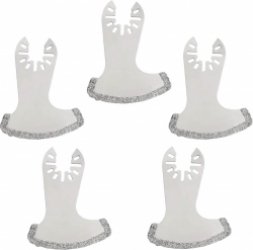 Diamant Oscillerende Tool Bladen - 5 Stuks Segment Swing Multitool Mortel Snijden Zaagbladen oscillerende zaagbladen