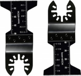 Zaagbladen Mix - 2 Stks Oscillerende Snijbladen - Quick Release Multitool Bladen - Hout PVC Pijpen - Zachte Metalen Snijden oscillerende zaagbladen