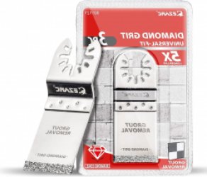 Grout Remover Blade Diamant Oscillerende Multitool Zaagbladen voor het verwijderen van voeg mortel en zachte tegelsnede - 3-Pack oscillerende zaagbladen