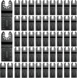 50 stuks oscillerende zaagbladen - 35 mm professionele multitoolbladen voor hout snijden oscillerende zaagbladen