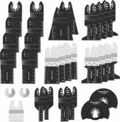 31Pcs Multitool Blades Kit - Hout Metaal Plastic - Universele Quick Release Zaagbladen - Dewalt Rockwell Milwaukee Makita Silverline Black Decker Einhell oscillerende zaagbladen