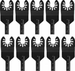 10 stuks oscillerende zaagbladen voor metaalhout - kit quick release multitoolbladen 10 mm oscillerende zaagbladen