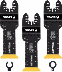 Extra lang bereik oscillerende multitoolmessen - 3-pack voor metaal houten nagels schroeven snijden kunststof oscillerende zaagbladen