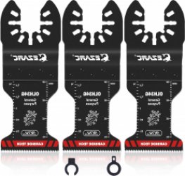 Oscillerende zaagbladen voor multitool - universeel snelsluitend voor metaal, nagels, hout, gipsplaten en PVC - 3 stuks oscillerende zaagbladen